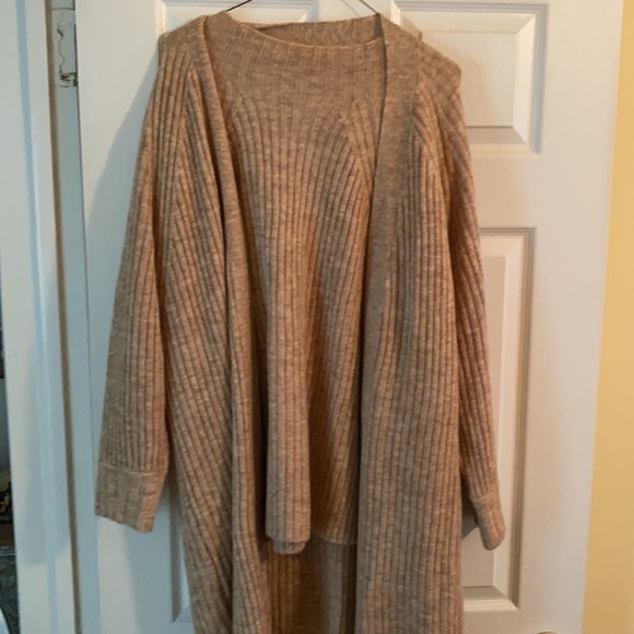 Mango Tan Ribbed Sweater Set - Picture 5 of 5